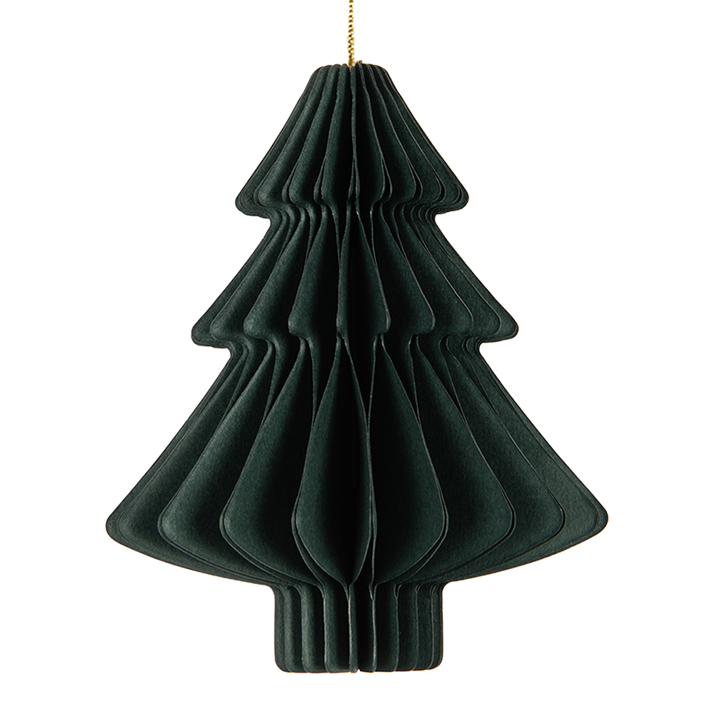 [6PA0519] Papieren kerstbal Ø 9x10 cm