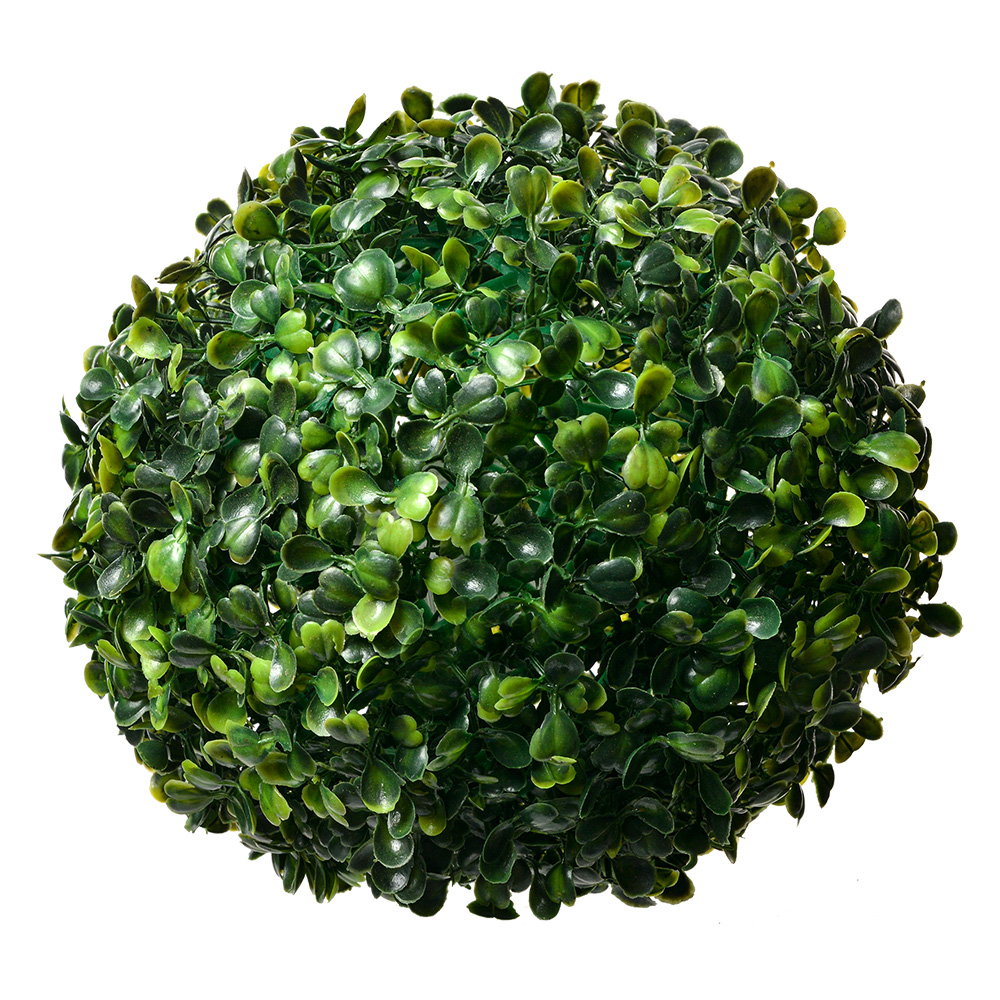 Decoratie kunststof bol buxus Ø 20 cm