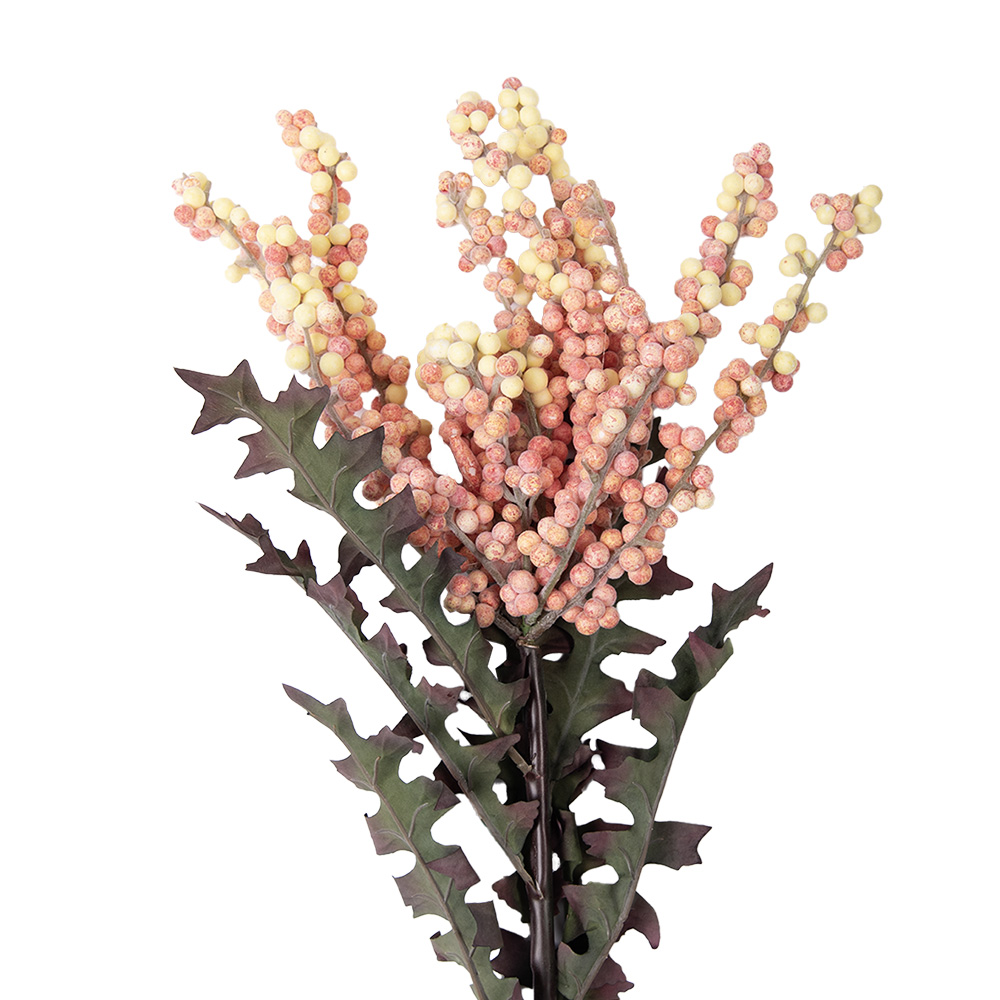 Decoratie tak met bloemen 20x20x103 cm