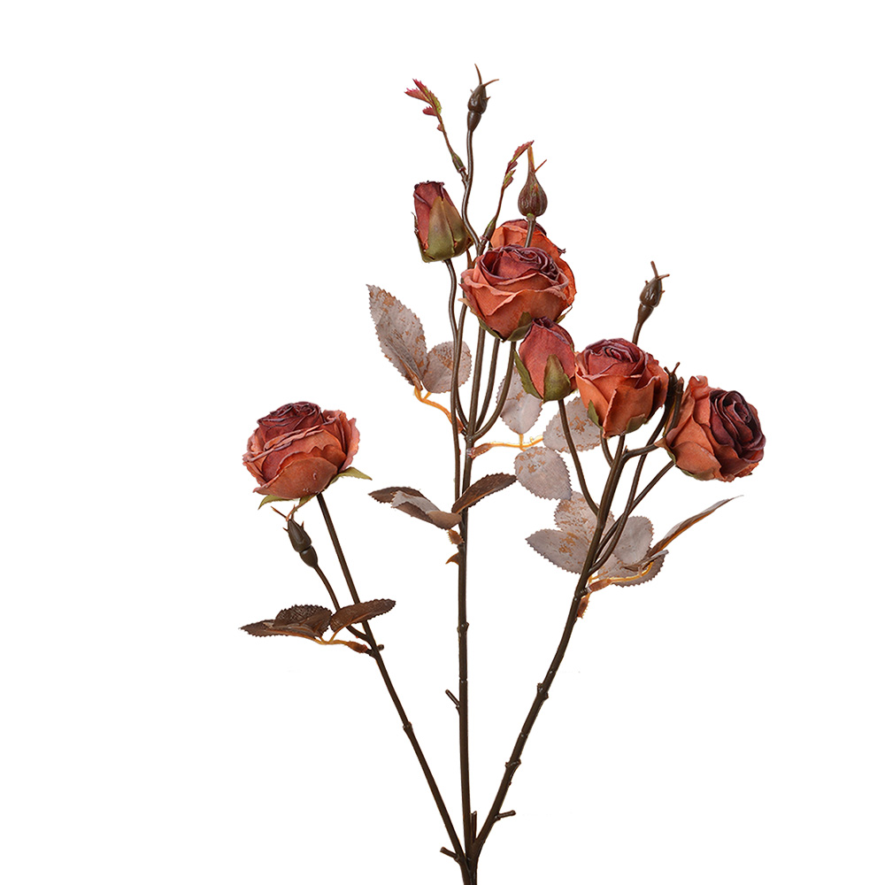 [6PL0330P] Decoratie tak met bloemen 16x9x73 cm