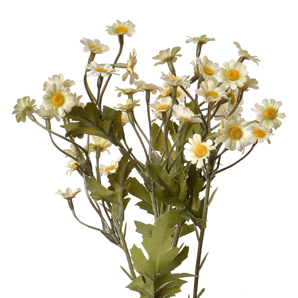 [6PL0348W] Decoratie tak met bloemen 23x17x60 cm