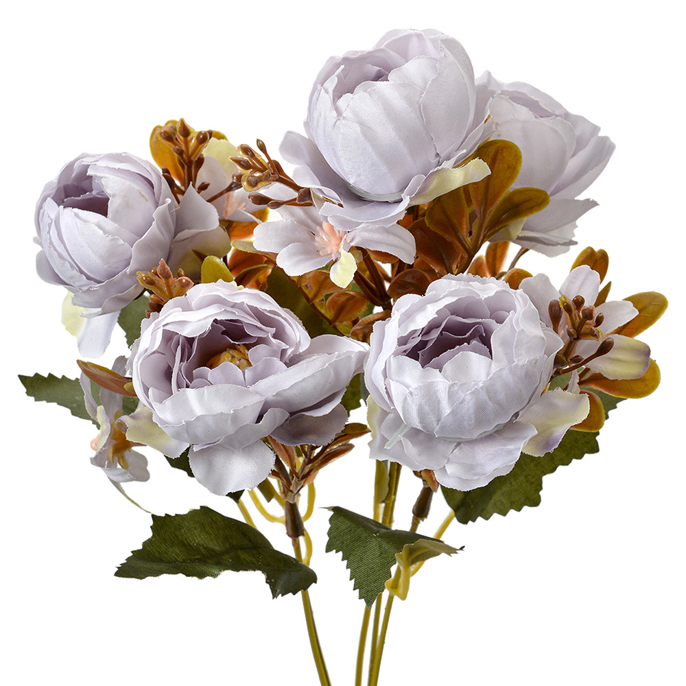 [6PL0381BL] Kunstbloem 12x10x34 cm