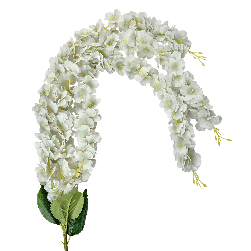 [6PL0388W] Kunstbloem guirlande 6x6x108 cm