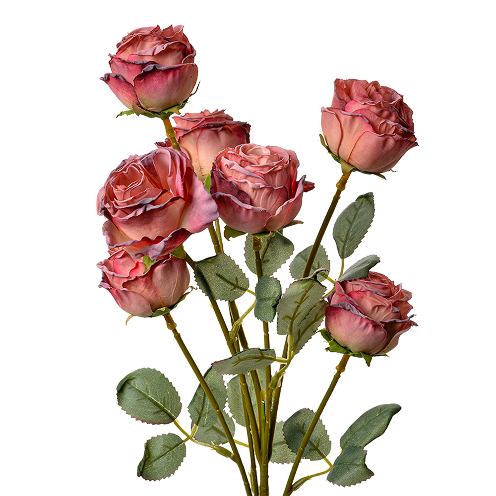 [6PL0391P] Decoratie tak met bloemen 8x8x55 cm