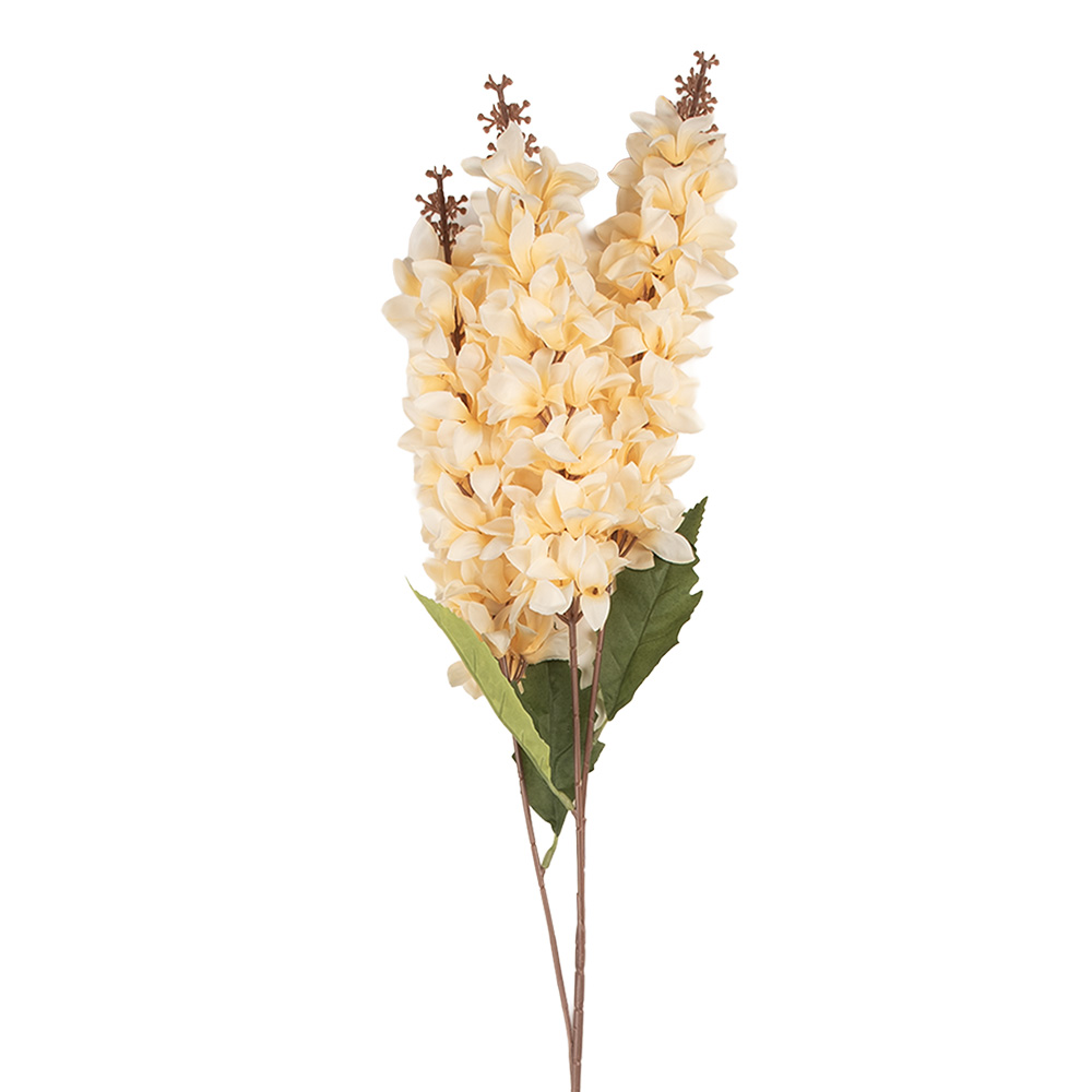 [6PL0398BE] Decoratie tak met bloemen 8x6x85 cm