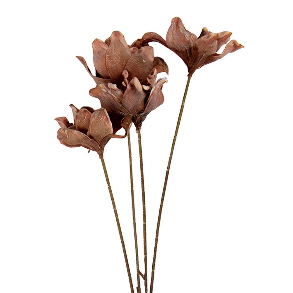 [6PL0403DCH] Decoratie tak met bloemen 8x5x60 cm