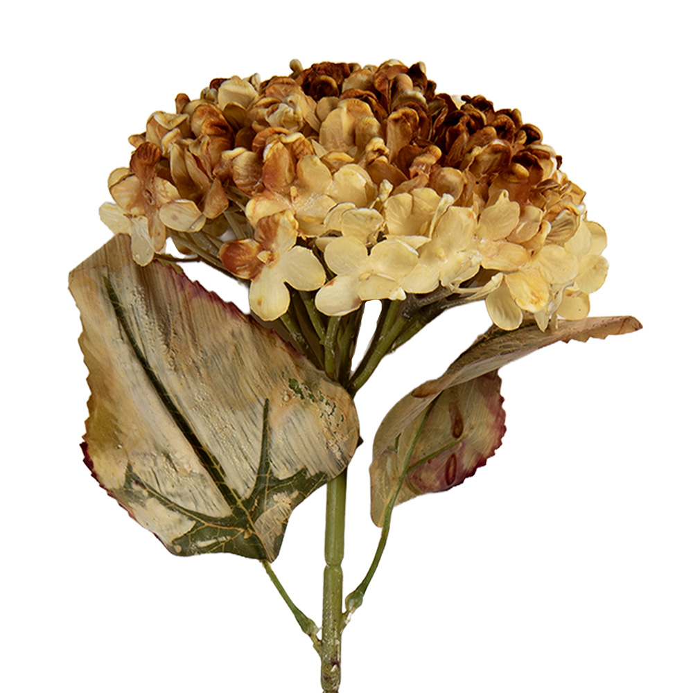 Decoratie tak met bloemen 15x15x47 cm