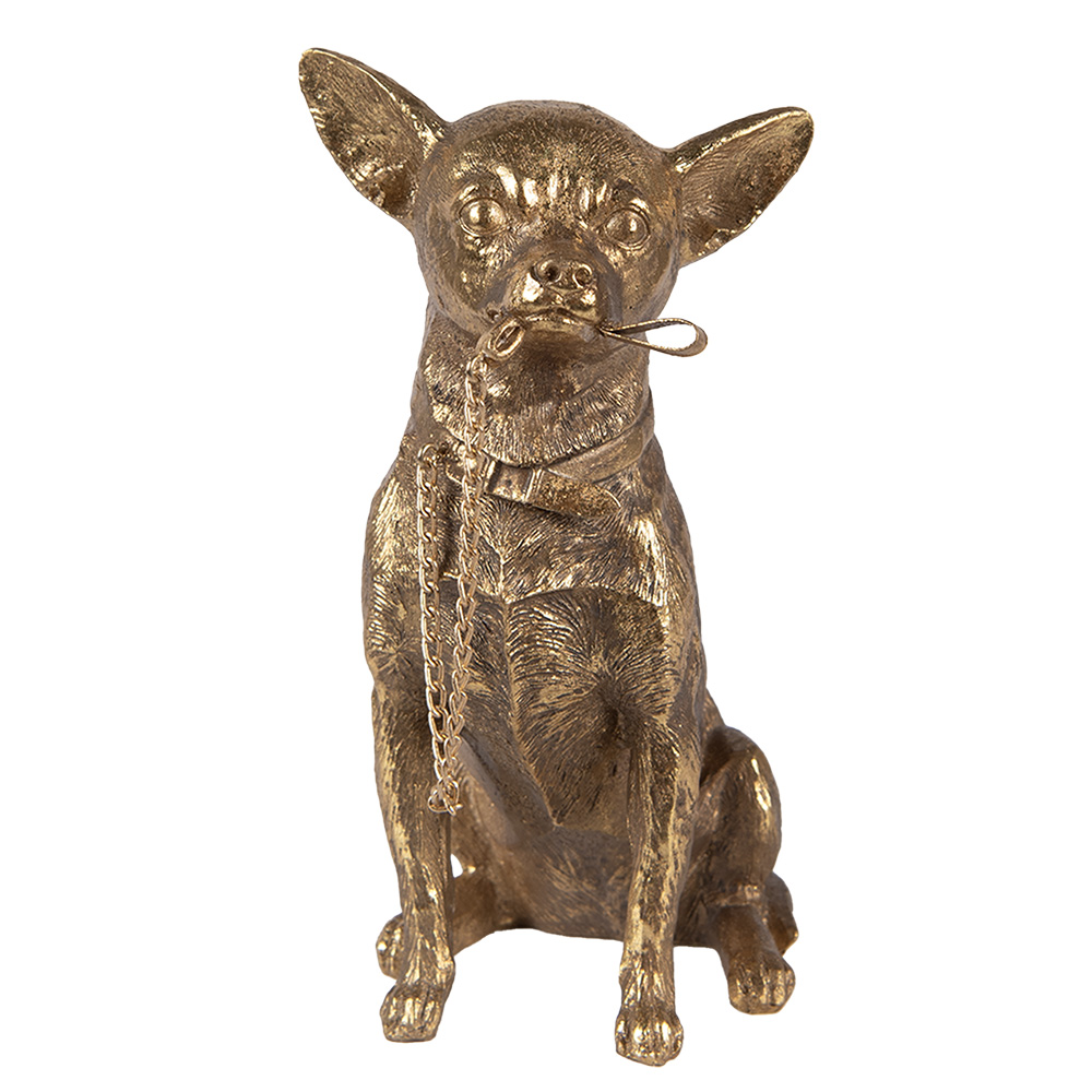 Decoratie hond 13x9x18 cm