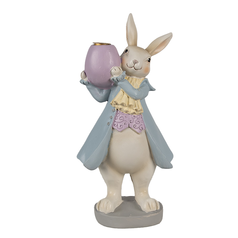 Kandelaar konijn 10x8x20 cm
