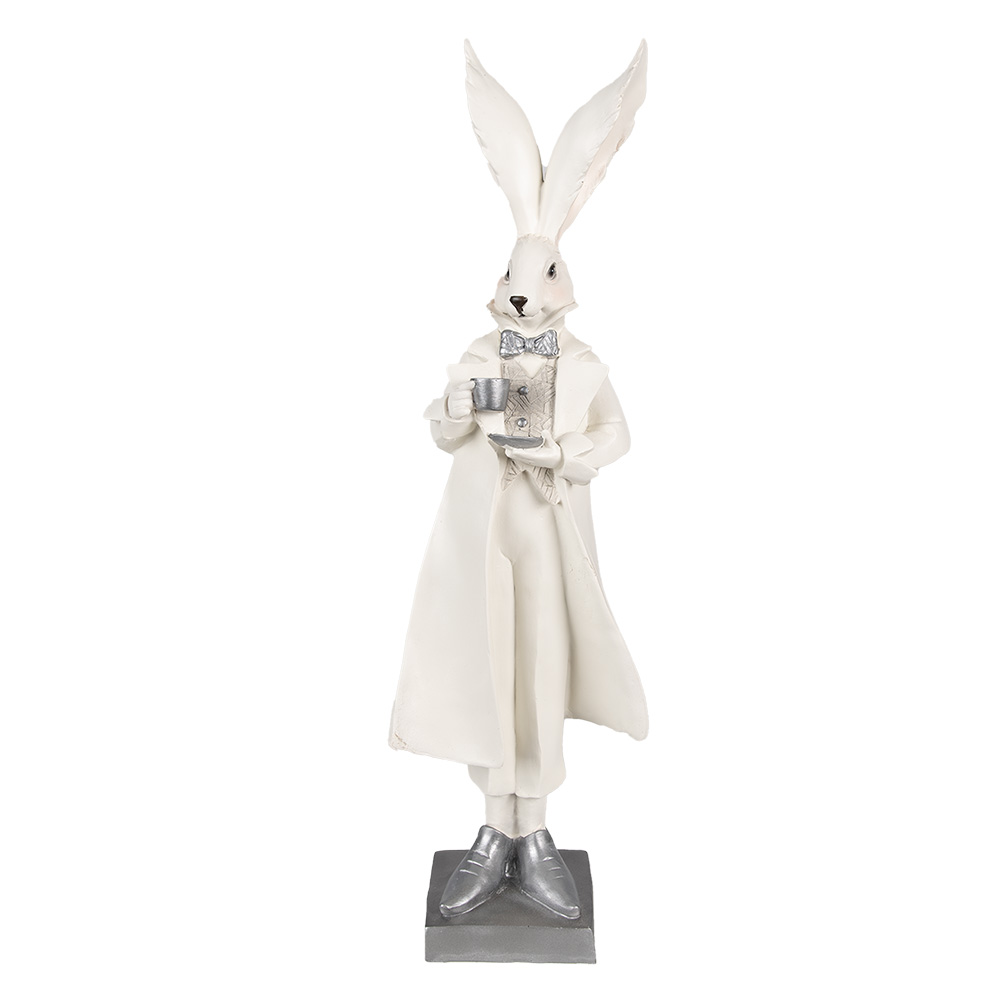 [6PR4049] Decoratie konijn 14x12x47 cm