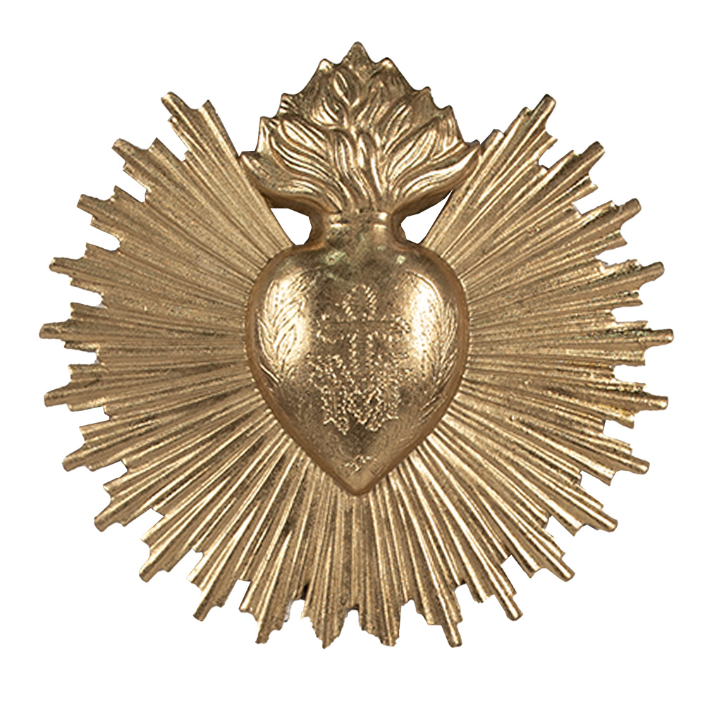 Wanddecoratie 17x2x16 cm