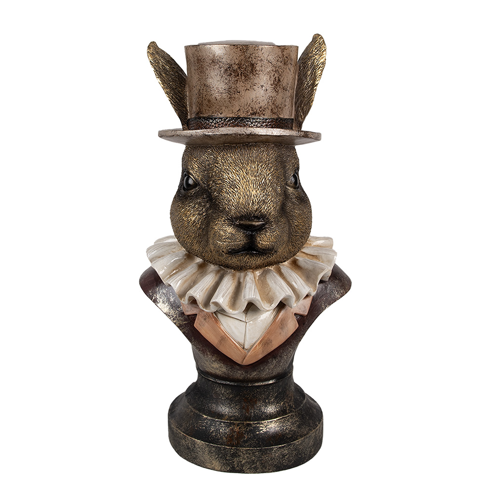 [6PR4140] Decoratie konijn 19x16x35 cm