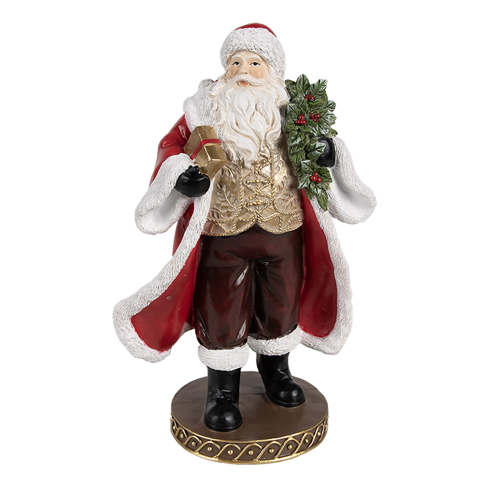 Decoratie kerstman 13x10x23 cm