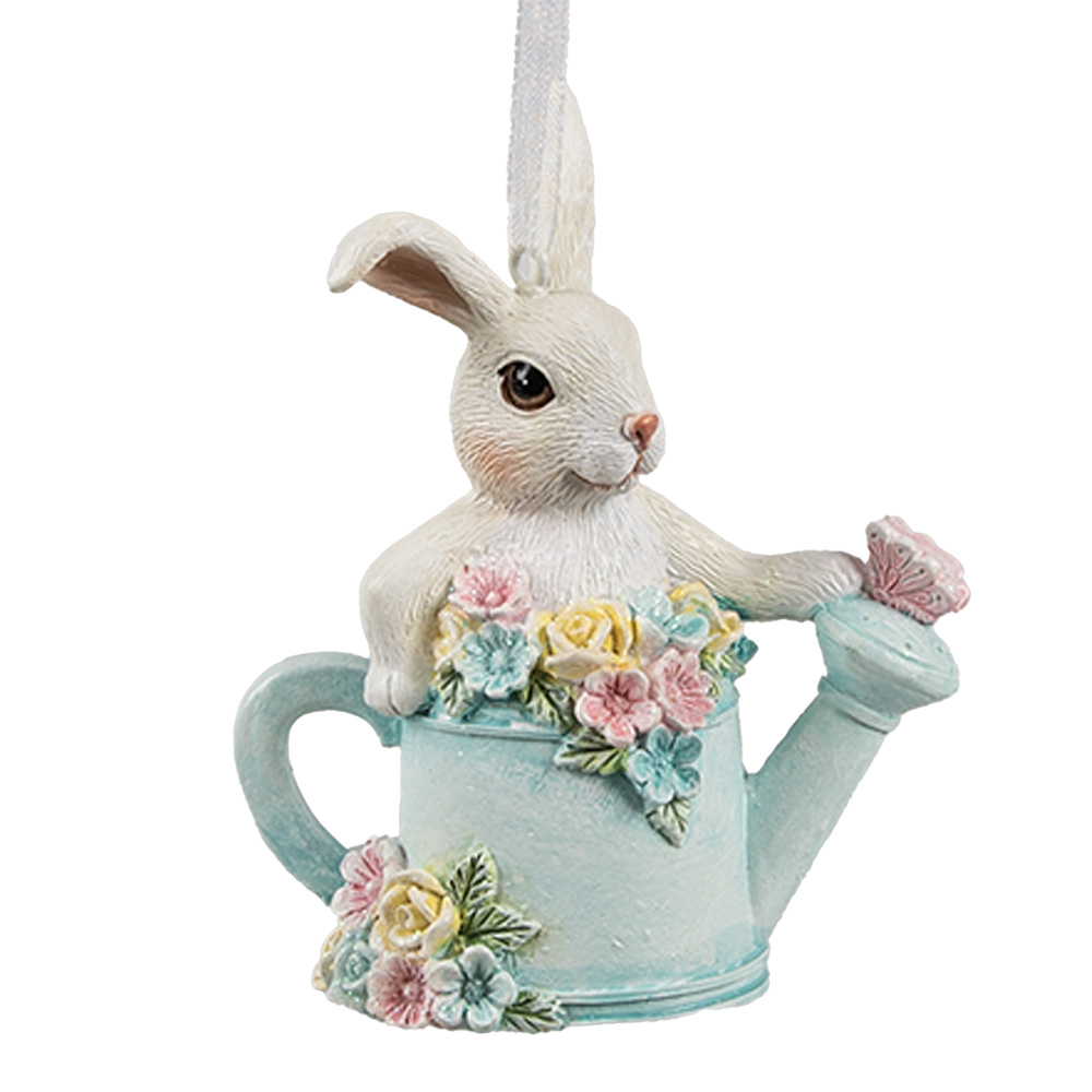 [6PR4408] Decoratie hanger konijn 8x4x10 cm