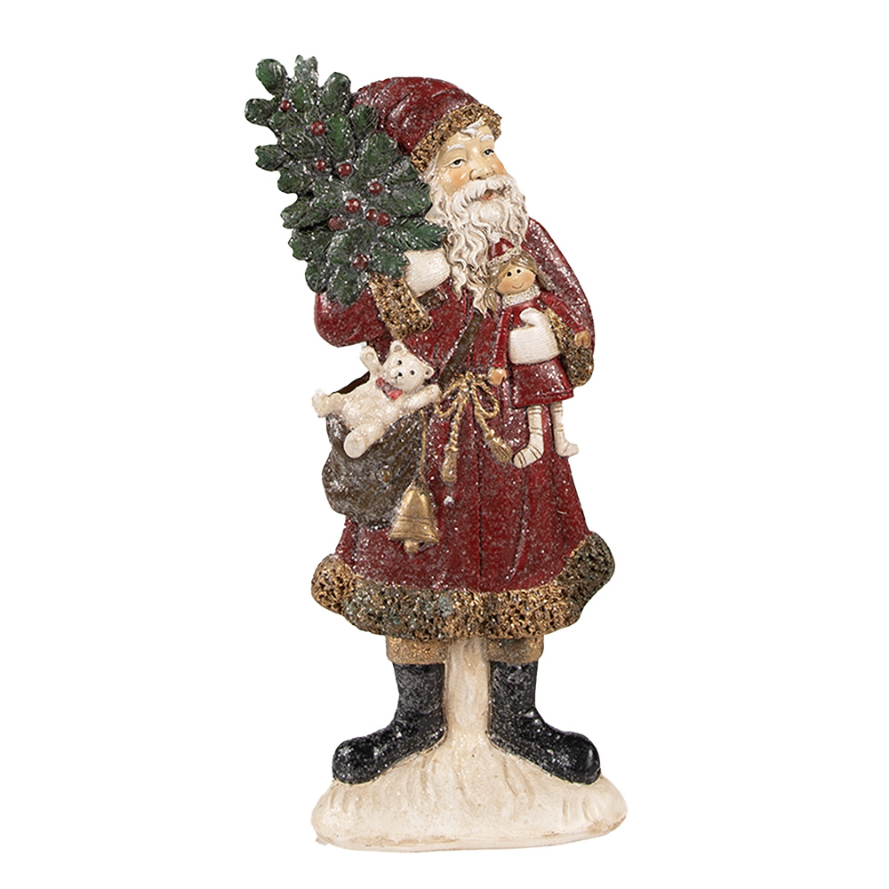 Decoratie kerstman 9x4x23 cm