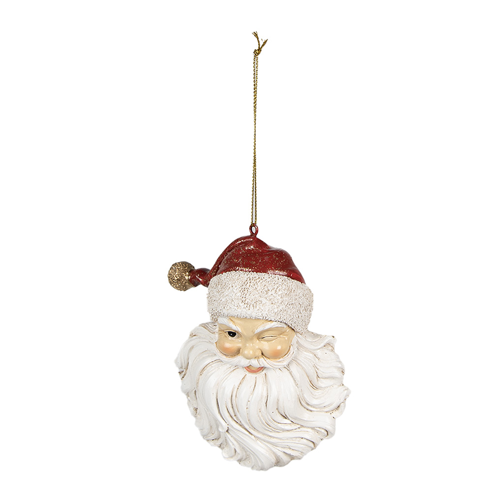 [6PR4930] Decoratie hanger kerstman 8x5x12 cm