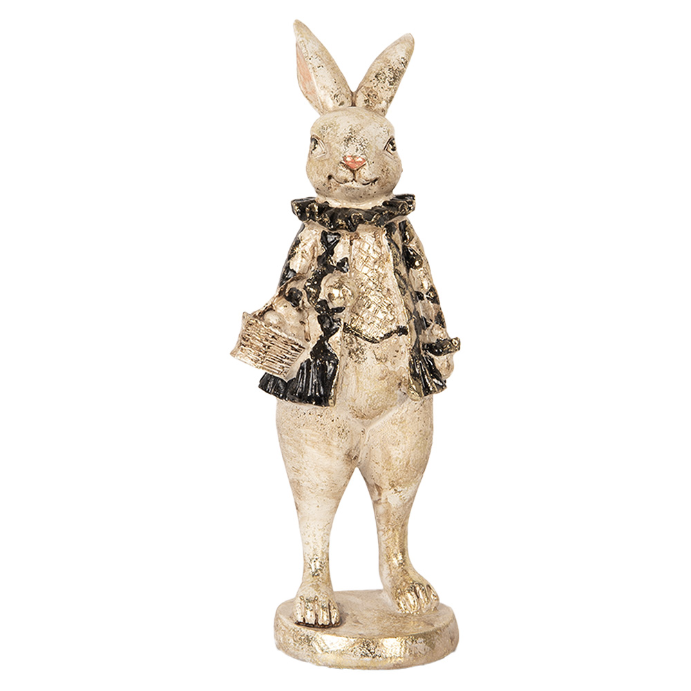 [6PR5097] Decoratie konijn 9x10x24 cm