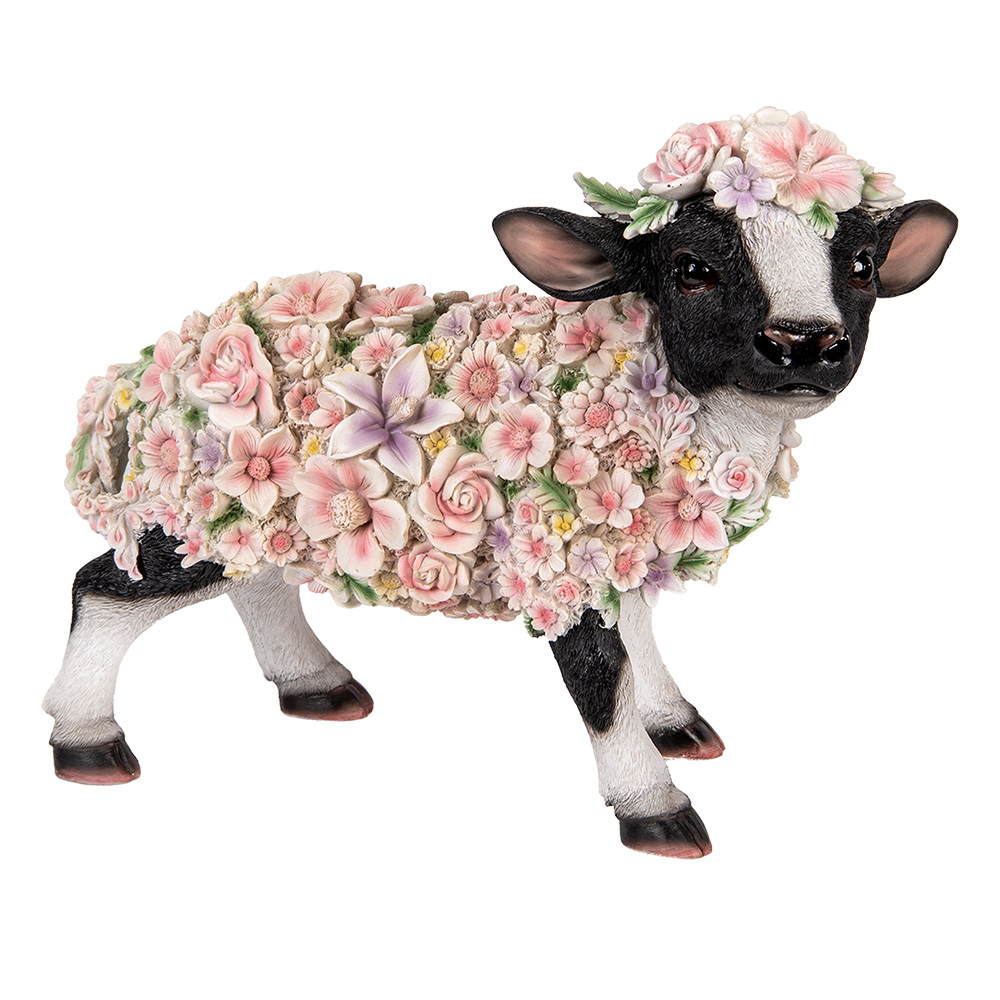 Decoratie koe 41x19x33 cm