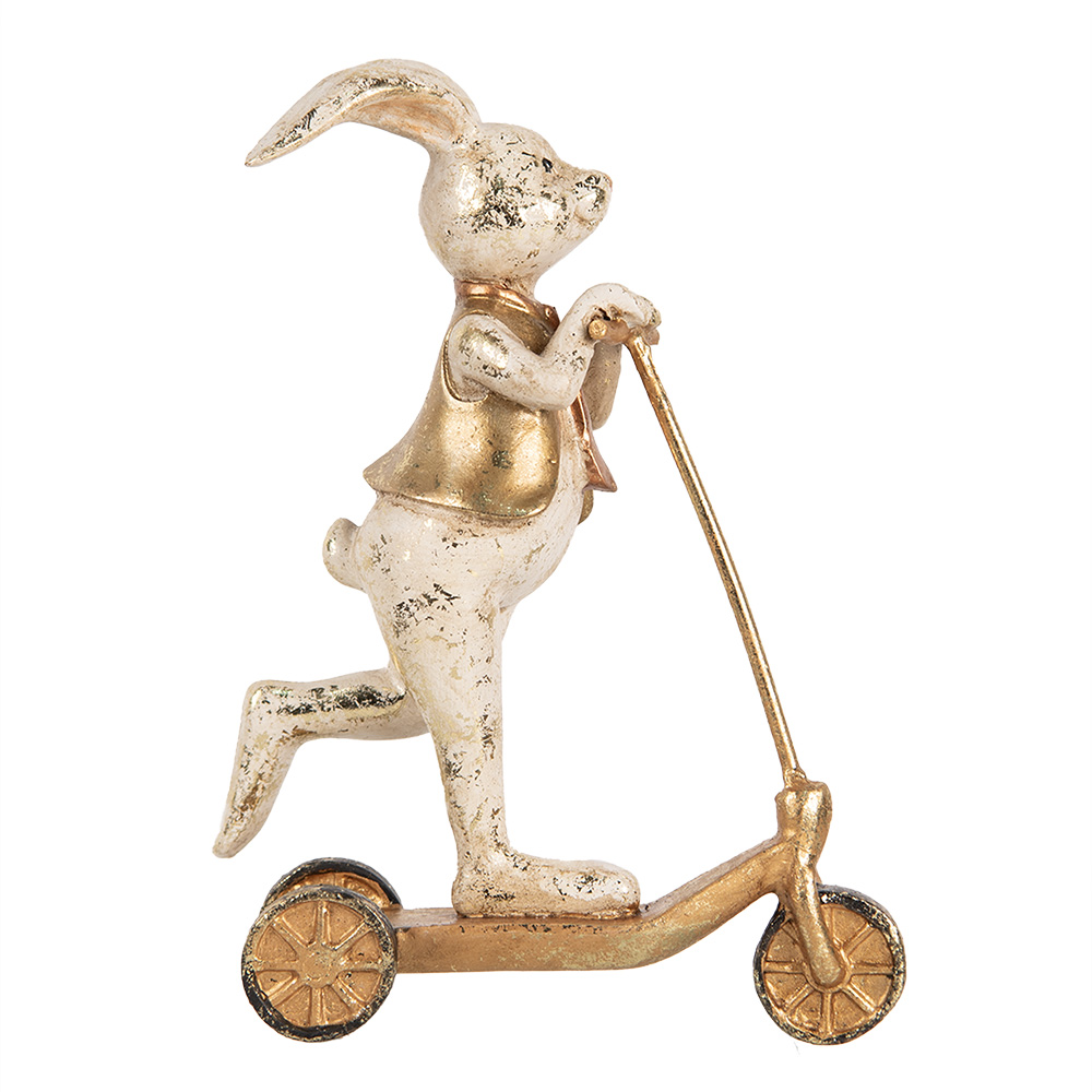 Decoratie konijn 13x6x17 cm