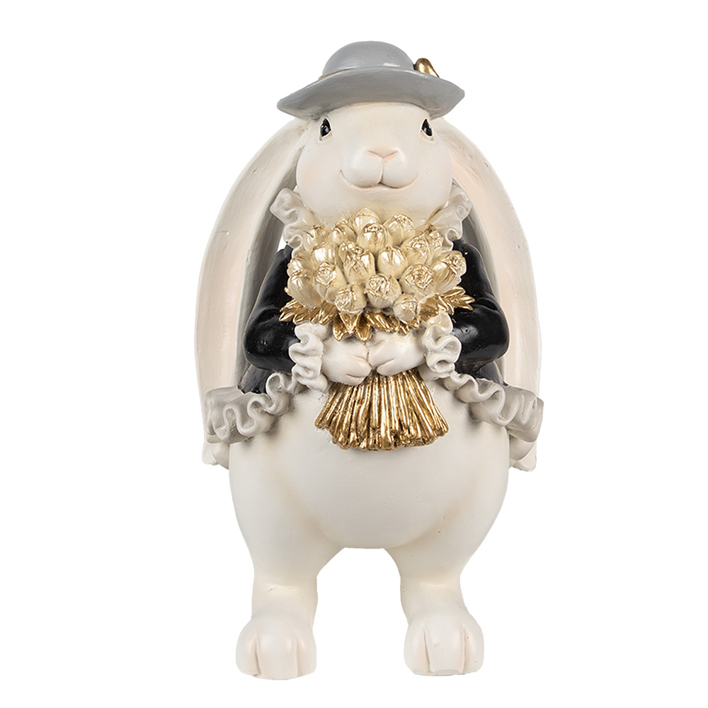 [6PR5150] Decoratie konijn 14x13x22 cm