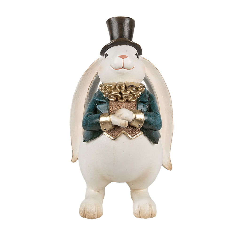 [6PR5157] Decoratie konijn 14x13x23 cm