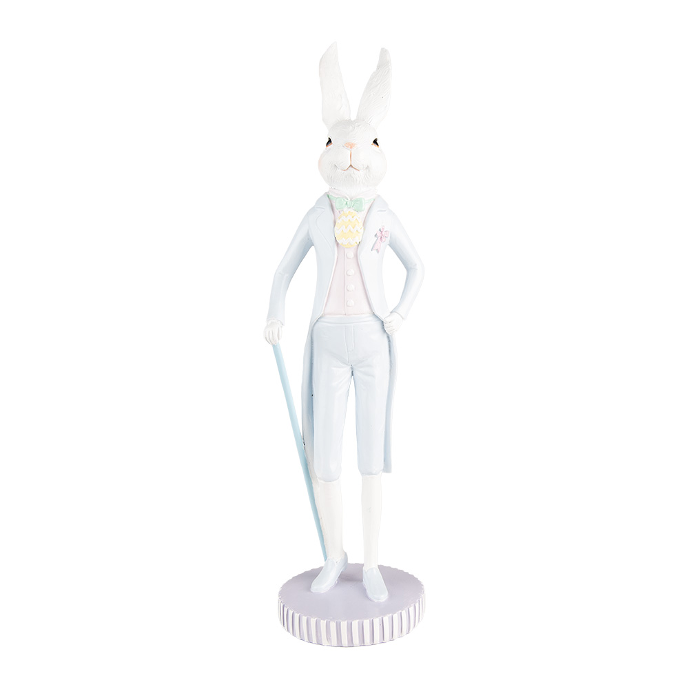 Decoratie konijn Ø 10x40 cm