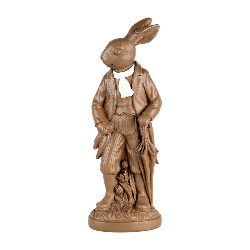 Decoratie konijn 15x9x40 cm