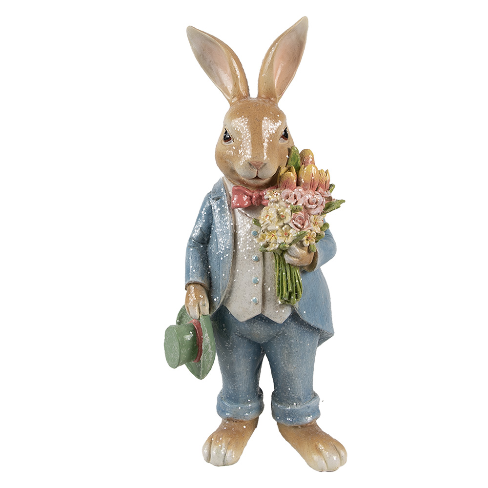 [6PR5230] Decoratie konijn 11x10x26 cm