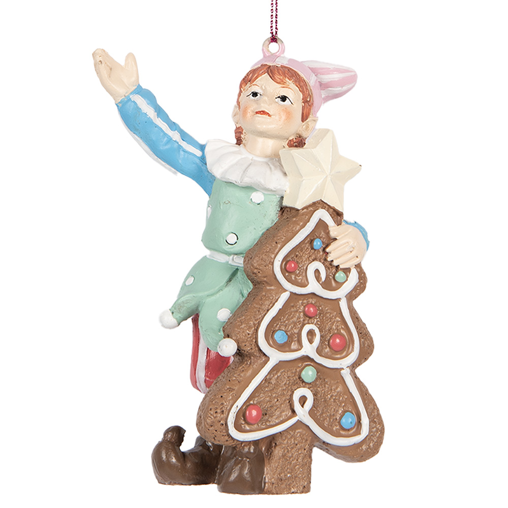 Decoratie hanger elf 8x4x11 cm