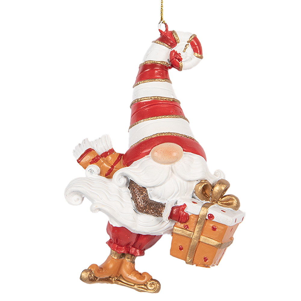 Decoratie hanger kerstman 8x4x10 cm