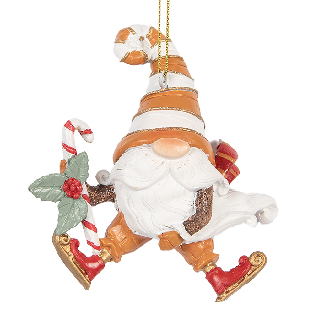 Decoratie hanger kerstman 8x4x10 cm