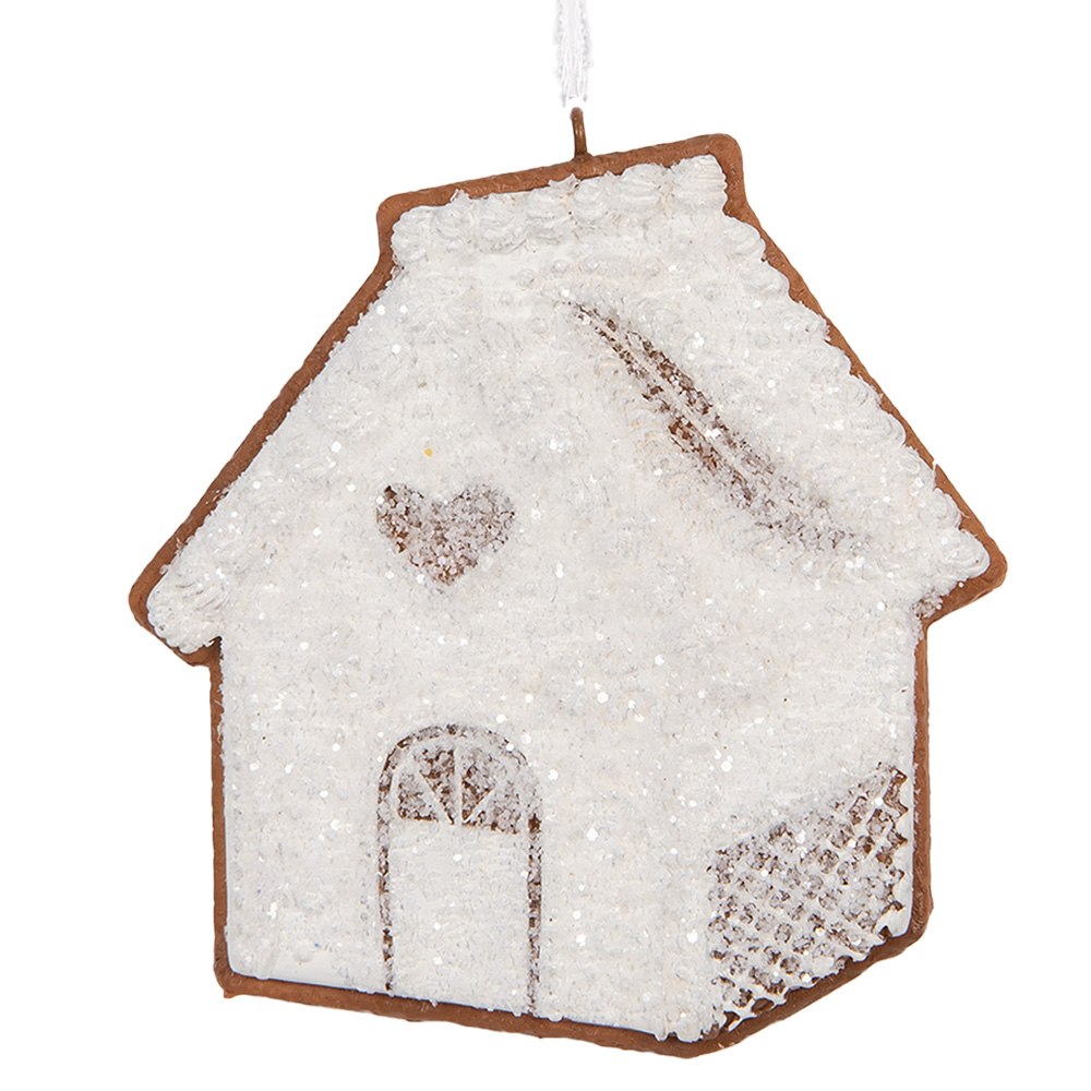 Decoratie hanger huisje 9x1x10 cm