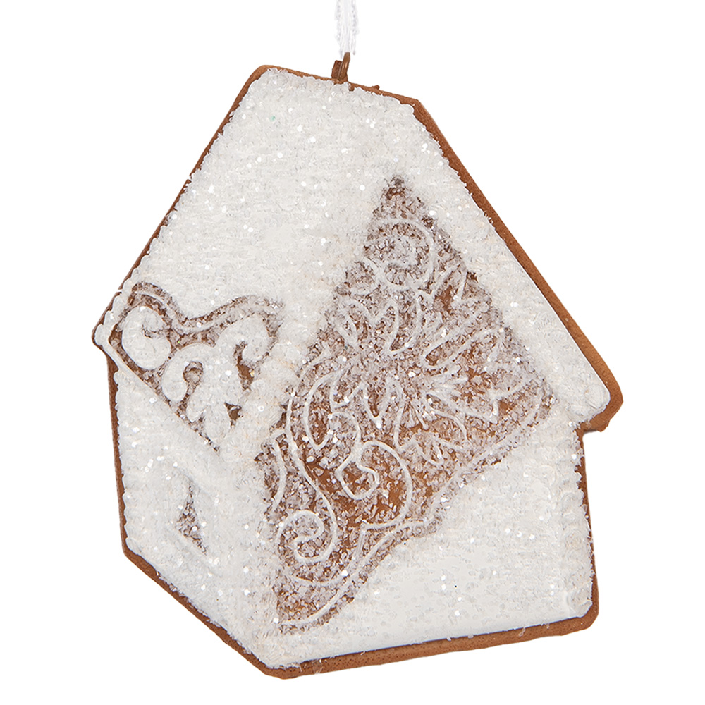 [6PR5334] Decoratie hanger huisje 9x1x10 cm