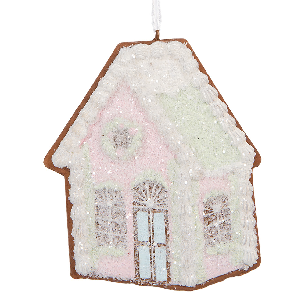 [6PR5335] Decoratie hanger huisje 9x1x10 cm