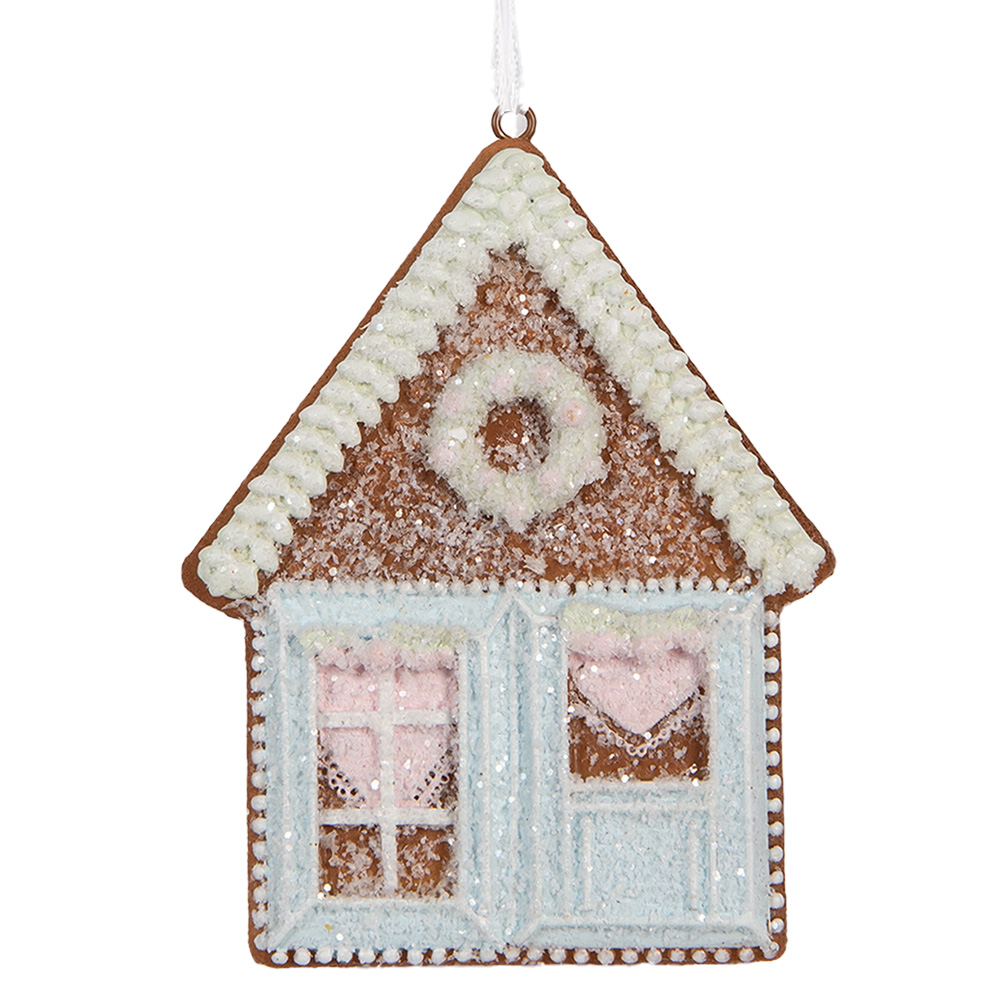 [6PR5337] Decoratie hanger huisje 8x1x10 cm