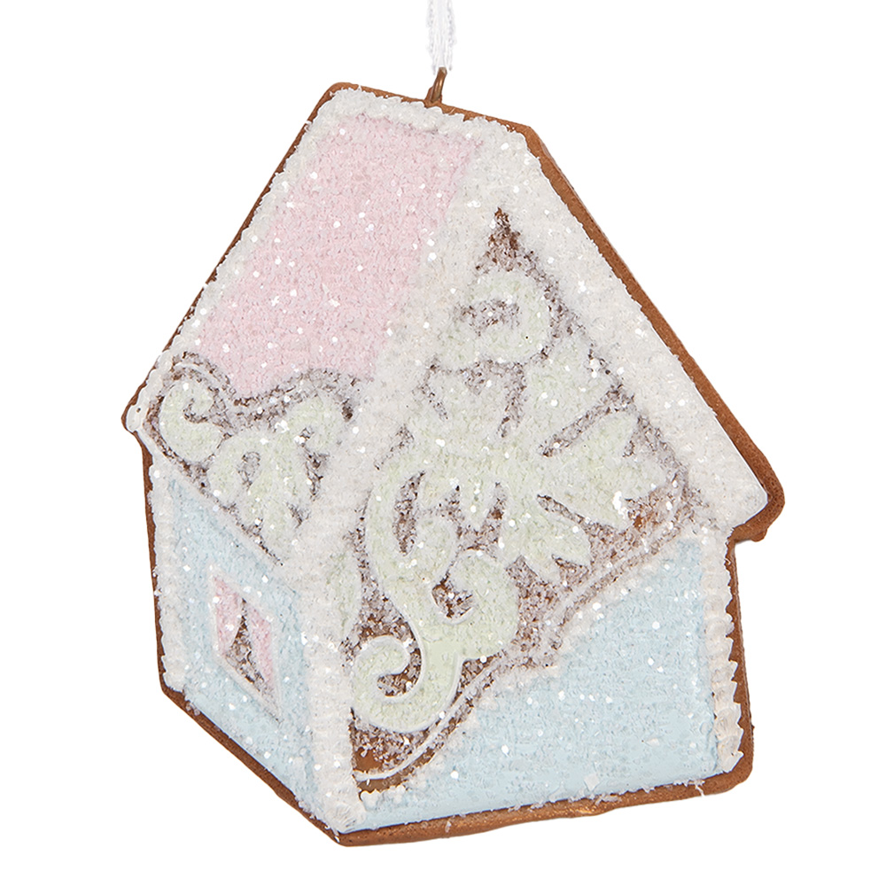 [6PR5341] Decoratie hanger huisje 9x1x10 cm