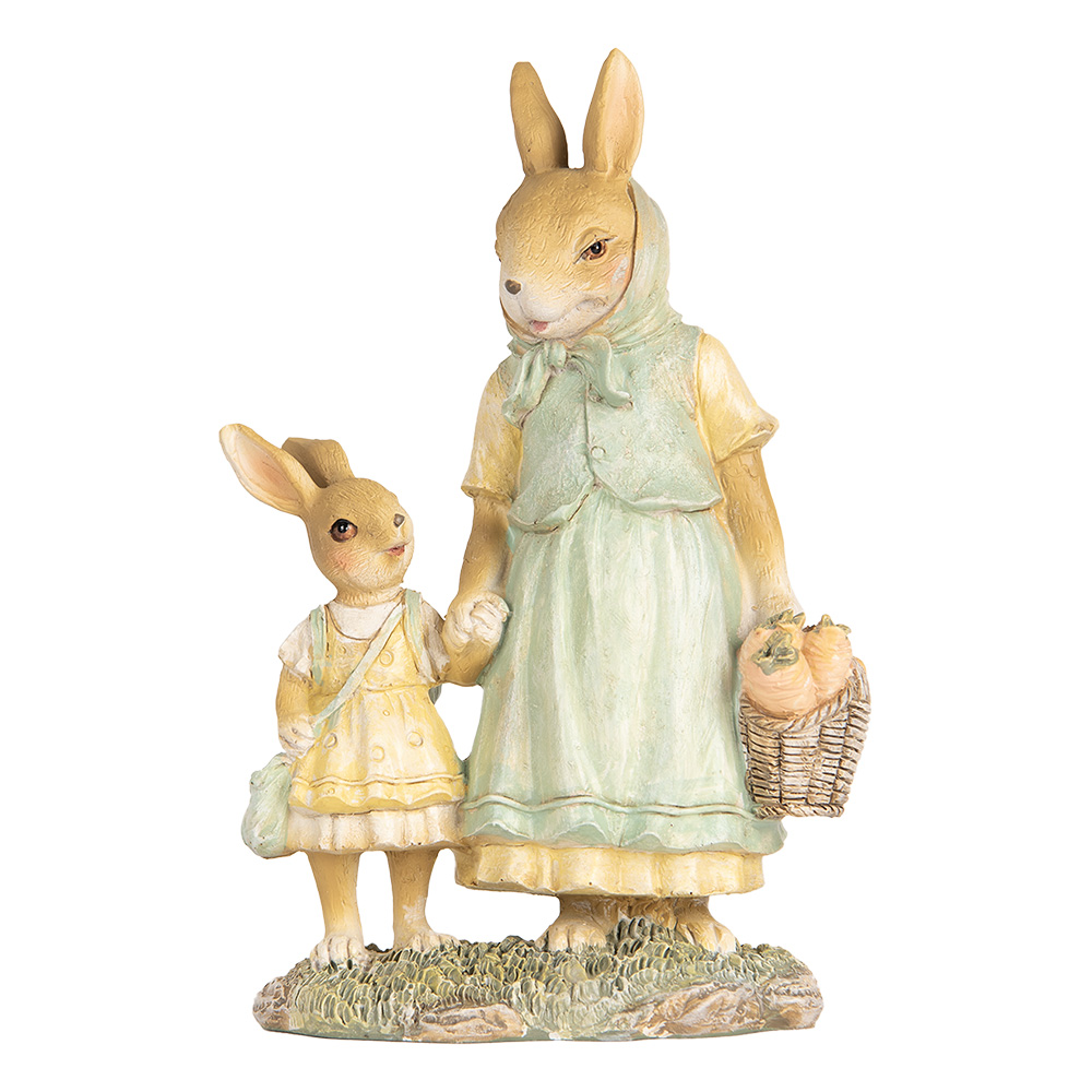 [6PR5453] Decoratie konijn 14x7x20 cm