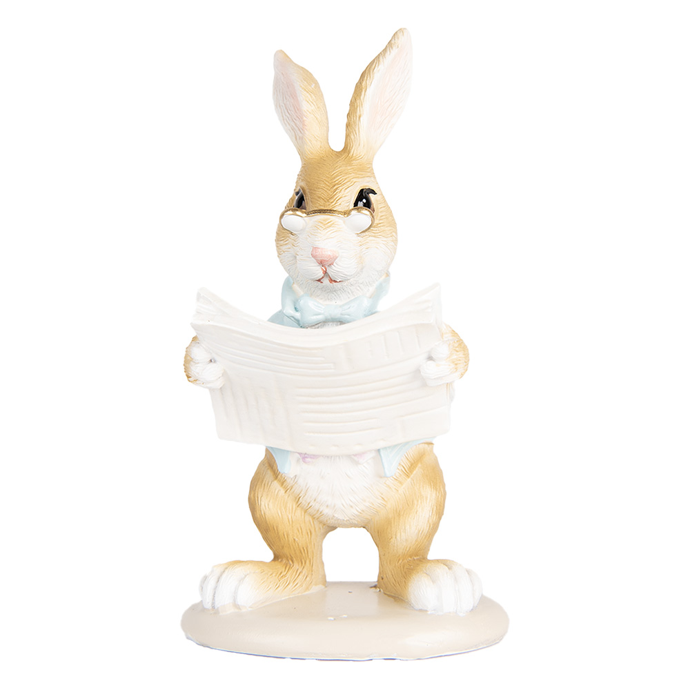 Decoratie konijn 9x9x15 cm