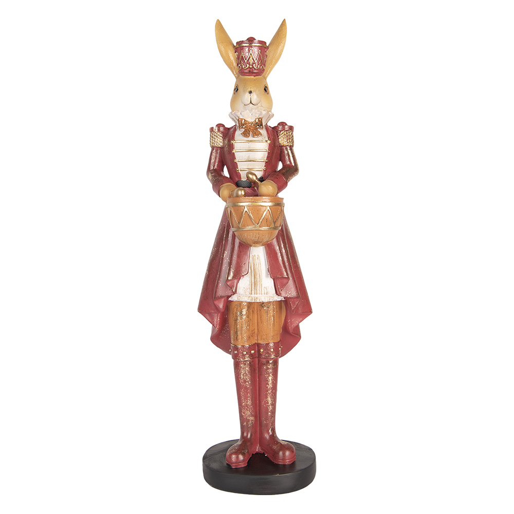 Decoratie konijn 13x12x48 cm