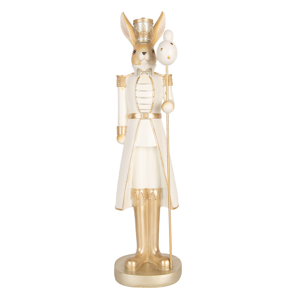 Decoratie konijn 13x12x47 cm