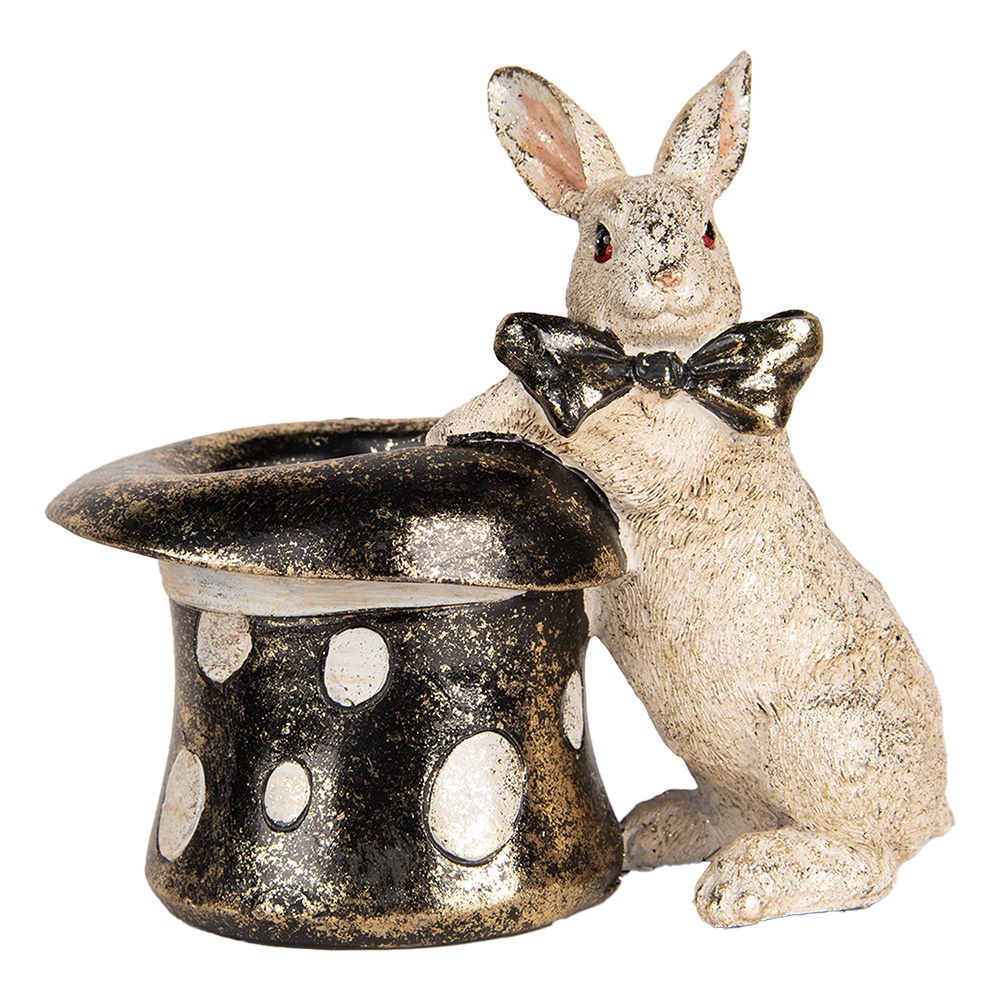 [6PR5491] Decoratie konijn 20x13x19 cm