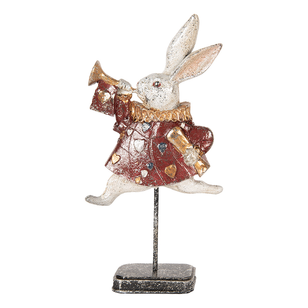 [6PR5493] Decoratie konijn 18x7x34 cm