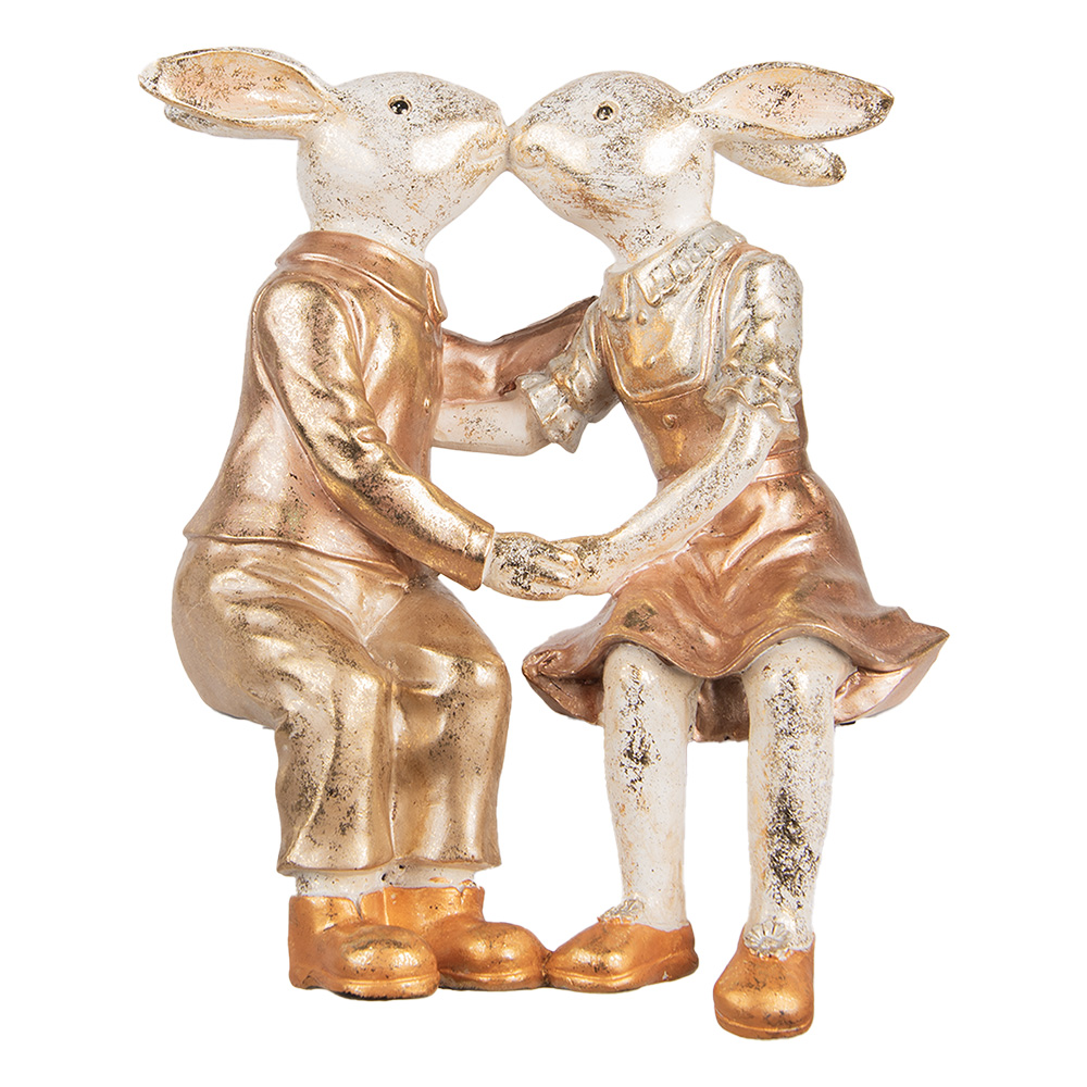 [6PR5502] Decoratie konijnen 32x17x35 cm