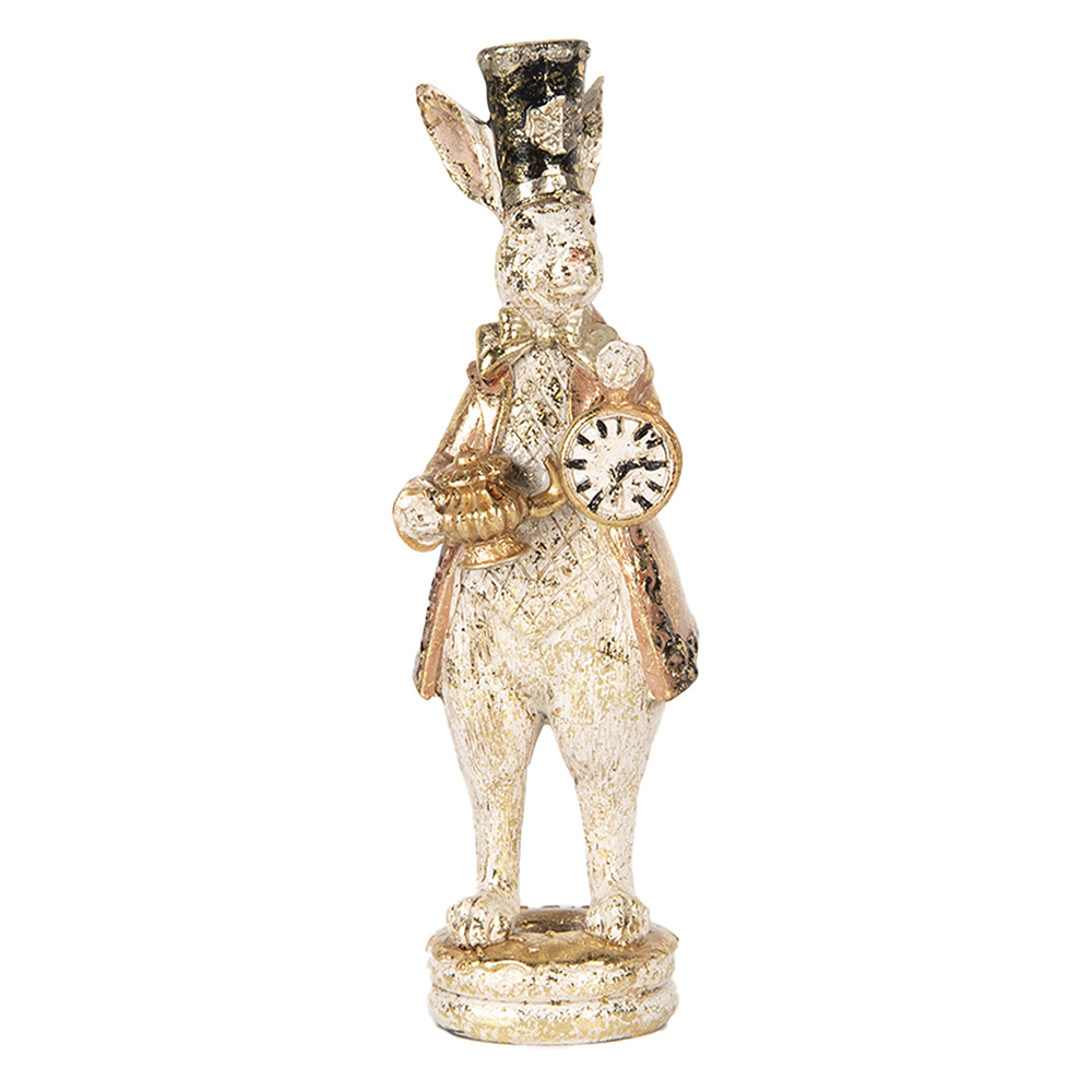 Decoratie konijn 6x8x20 cm