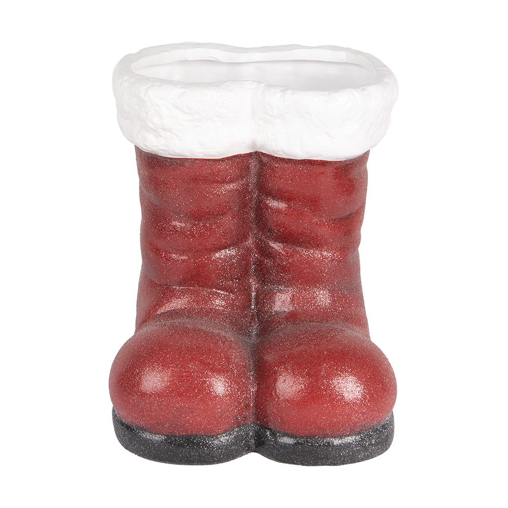 [6PR5525] Decoratie laarzen kerstman 22x22x23 cm