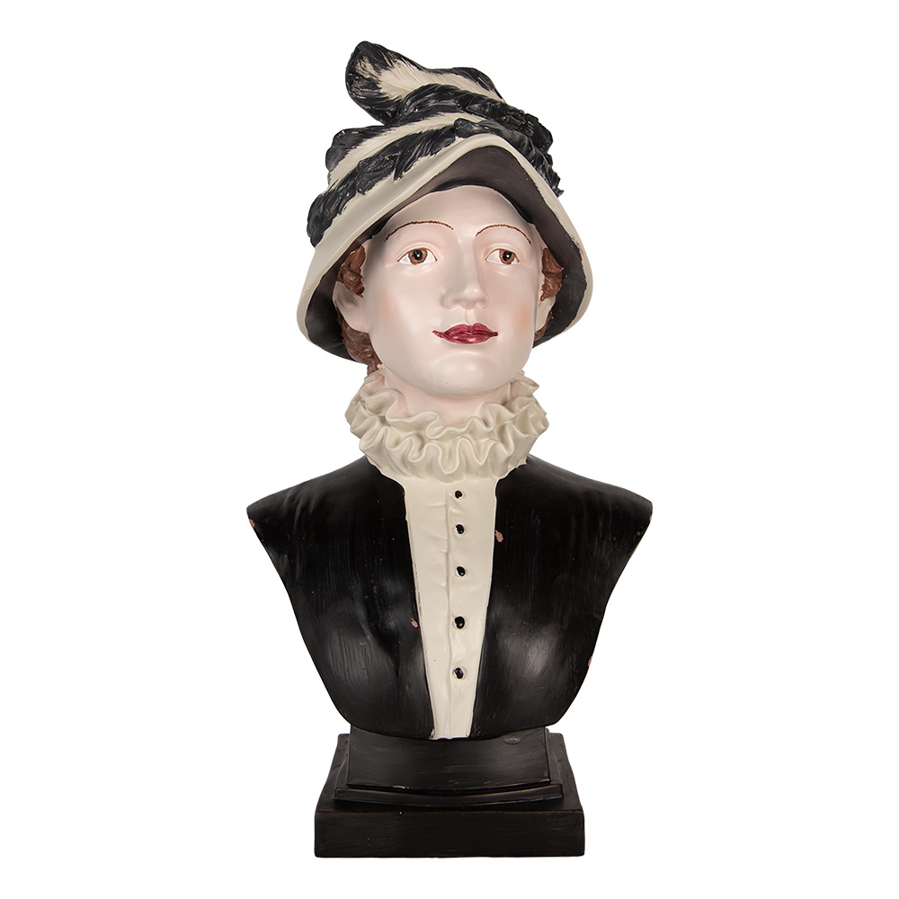 [6PR5549] Decoratie buste vrouw 27x21x48 cm