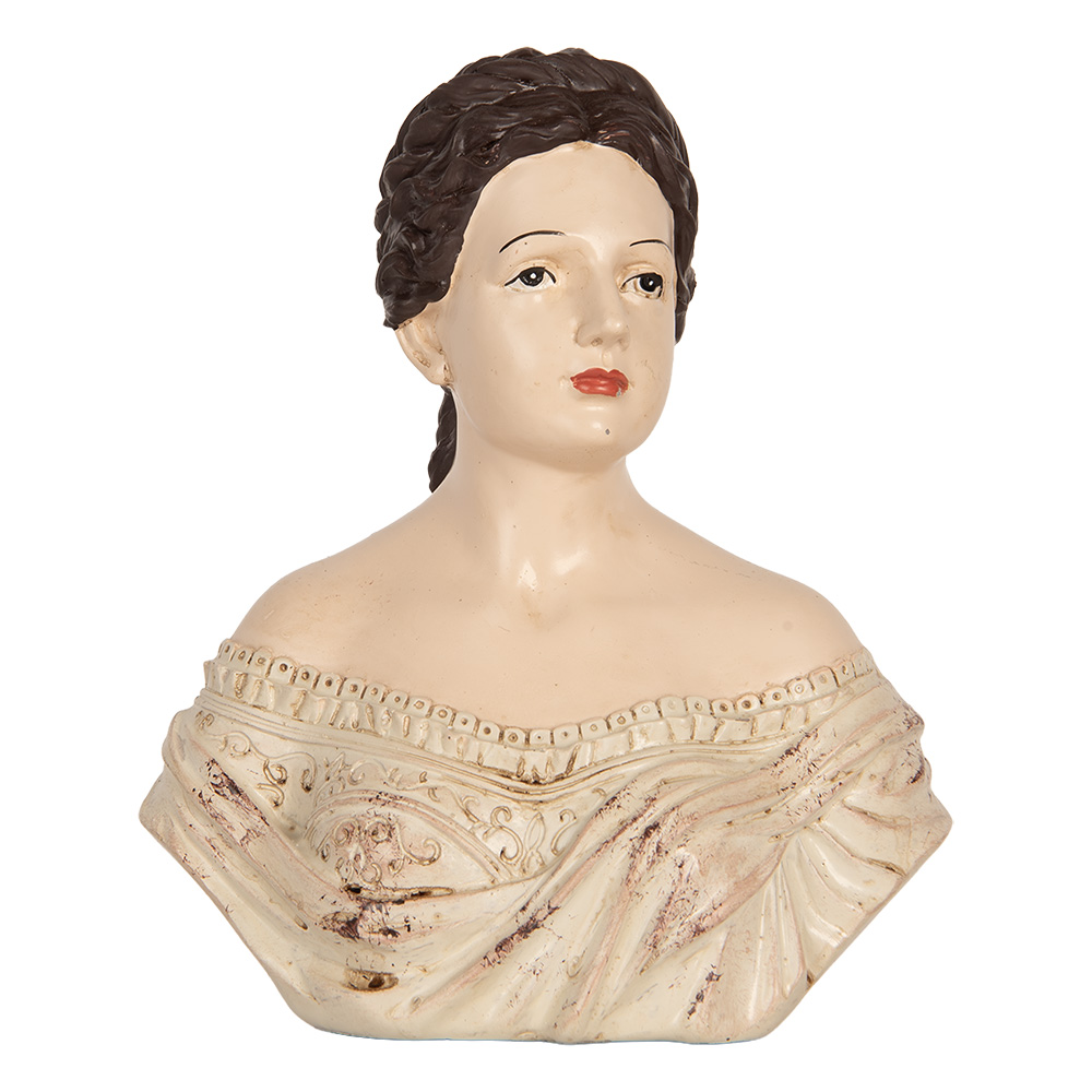 [6PR5562] Decoratie buste vrouw 18x11x21 cm