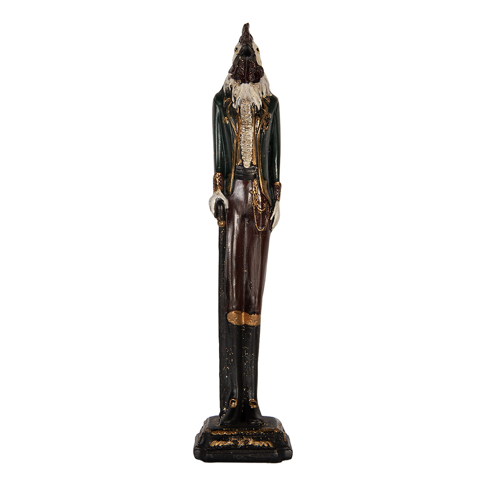 [6PR5576] Decoratie haan 7x7x31 cm