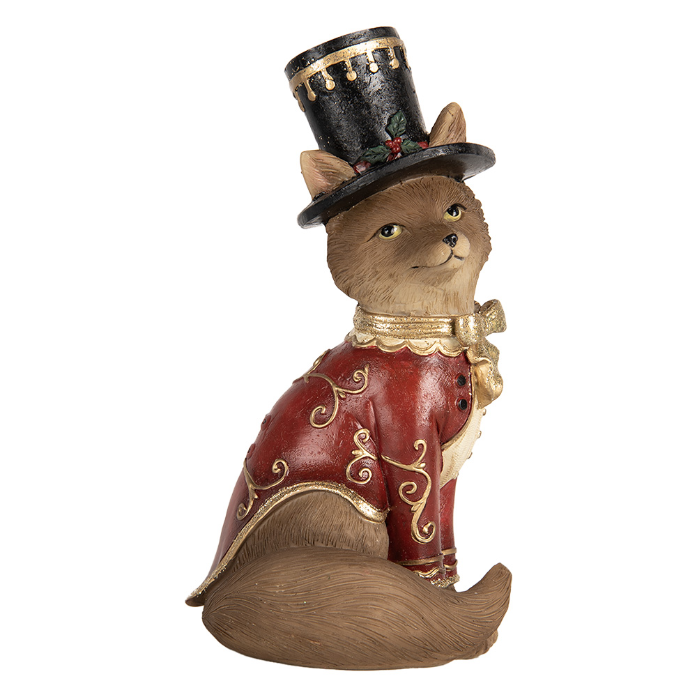 [6PR5637] Decoratie vos 9x8x17 cm