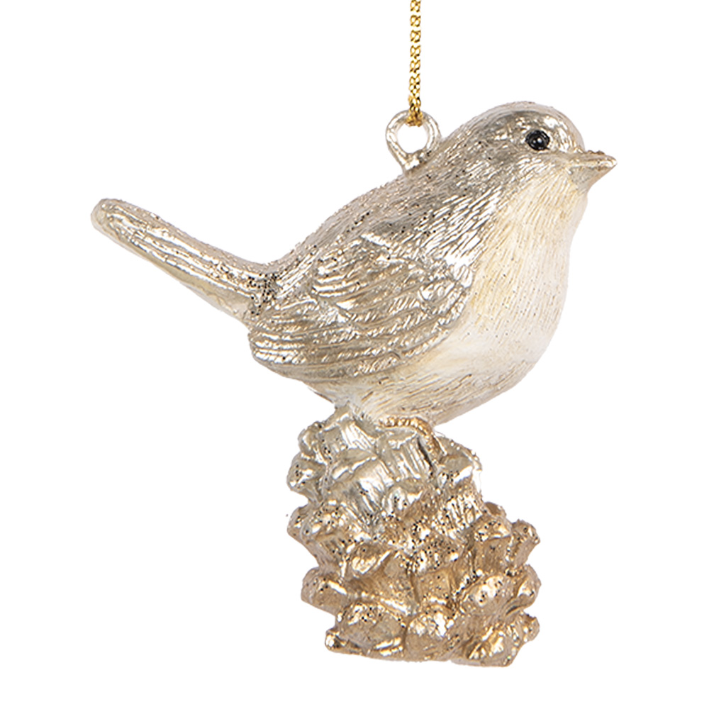 [6PR5660] Decoratie hanger vogel 6x3x6 cm